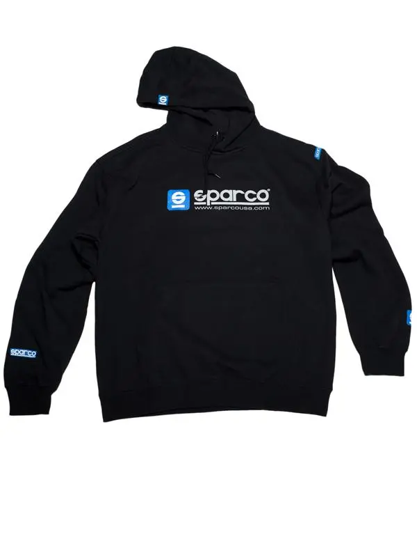 Sparco Sweatshirt Hooded Www Blk Lrg 1