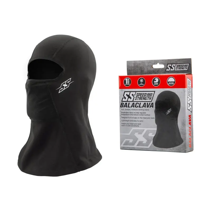 Speed And Strength Fleece Lined Balaclava Black - One Size 1