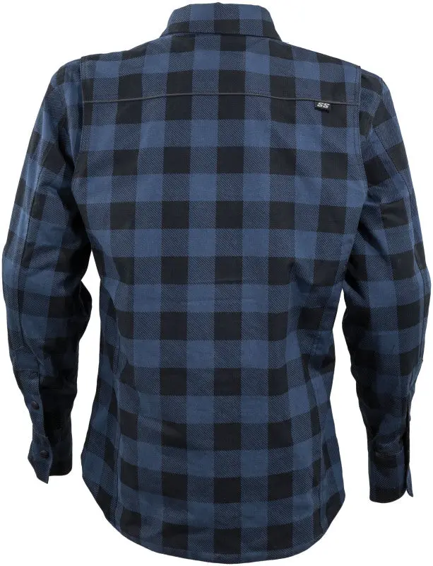 Speed And Strength True Grit Armored Motoshirt Navy/Black - Medium 1