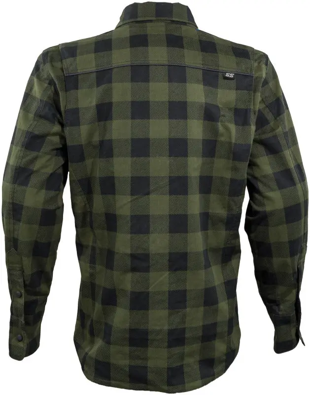 Speed And Strength True Grit Armored Motoshirt Olive/Black - Xl 1