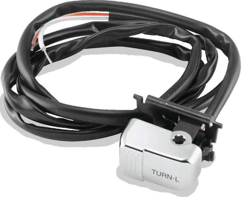 Twin Power 96-13 Big Twin Xl V-Rod Chrome Left Turn Signal Switch Replaces H-D 71598-96 71685-06A 1