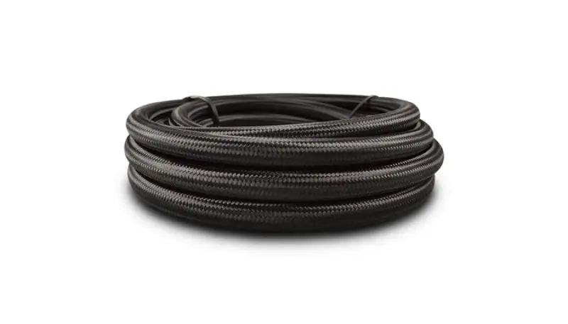 Vibrant -16 An Black Nylon Braided Flex Hose W/ Ptfe Liner (20 Foot Roll) 1