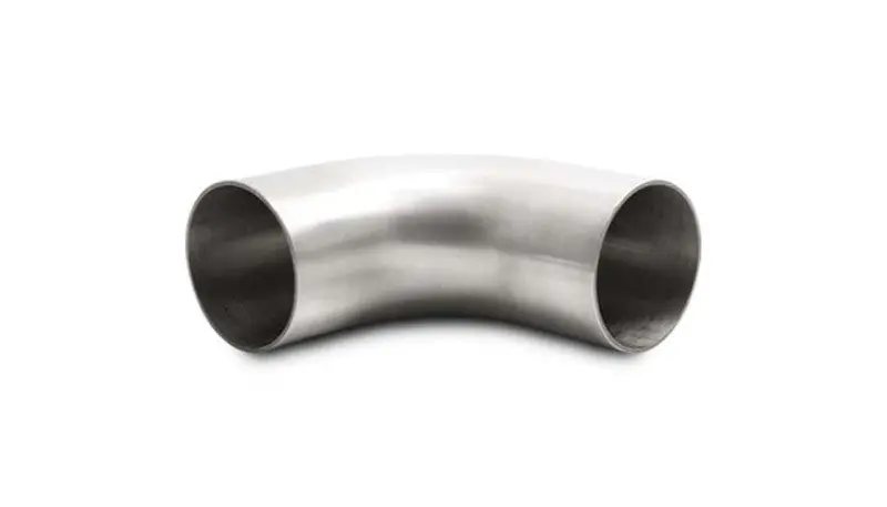 Vibrant 2.0In Od 3.23In Tangent Length T304 Ss 90 Deg Mandrel Bend W/Extended Leg Length 1