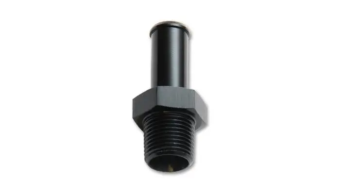 Vibrant 3/4In Npt To 3/4In Barb Straight Fitting - Aluminum 1