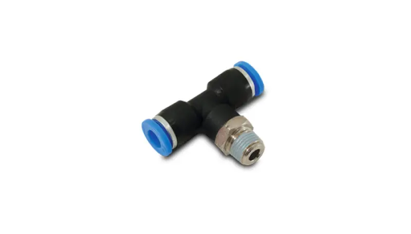 Vibrant Male Tee 1-Touch Fitting For 5/32In Od Tube (1/8In Npt) 2