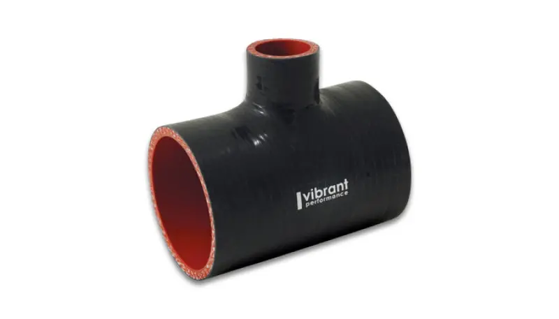 Vibrant Silicone T-Hose Coupler Hose Id 2.50In Overall Length 4In Branch Id 1In 1