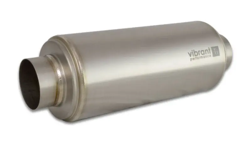 Vibrant Titanium Resonator 4In Inlet / 4In Outlet X 16In Long 1