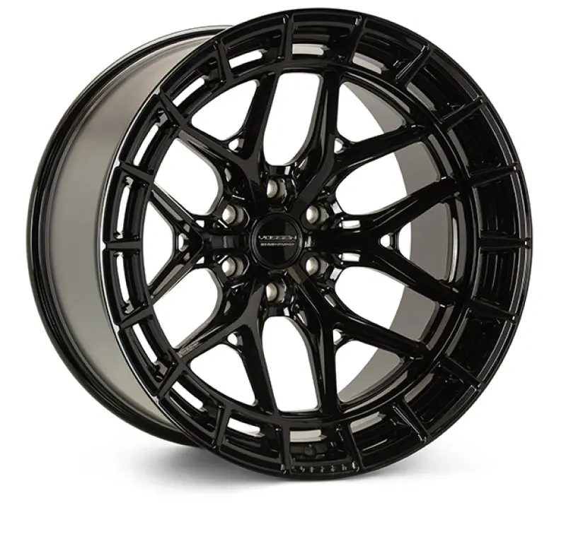 Vossen Hfx-6 22X9.5 - 6X139.7 - Et30 - Deep - 95.1 - Gloss Black Wheel 1