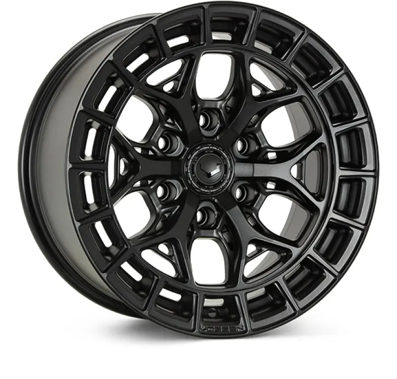 Vossen Hfx-6 24X10 - 6X139.7 - Et25 - Deep - 106.1 - Satin Black Wheel 1