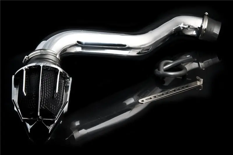 Weapon R 03-08 Toyota Corolla Dragon Intake Polished 1
