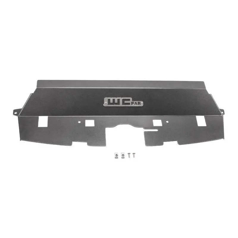 Wehrli 13-18 Cummins Fabricated Aluminum Radiator Cover - Bengal Red 1