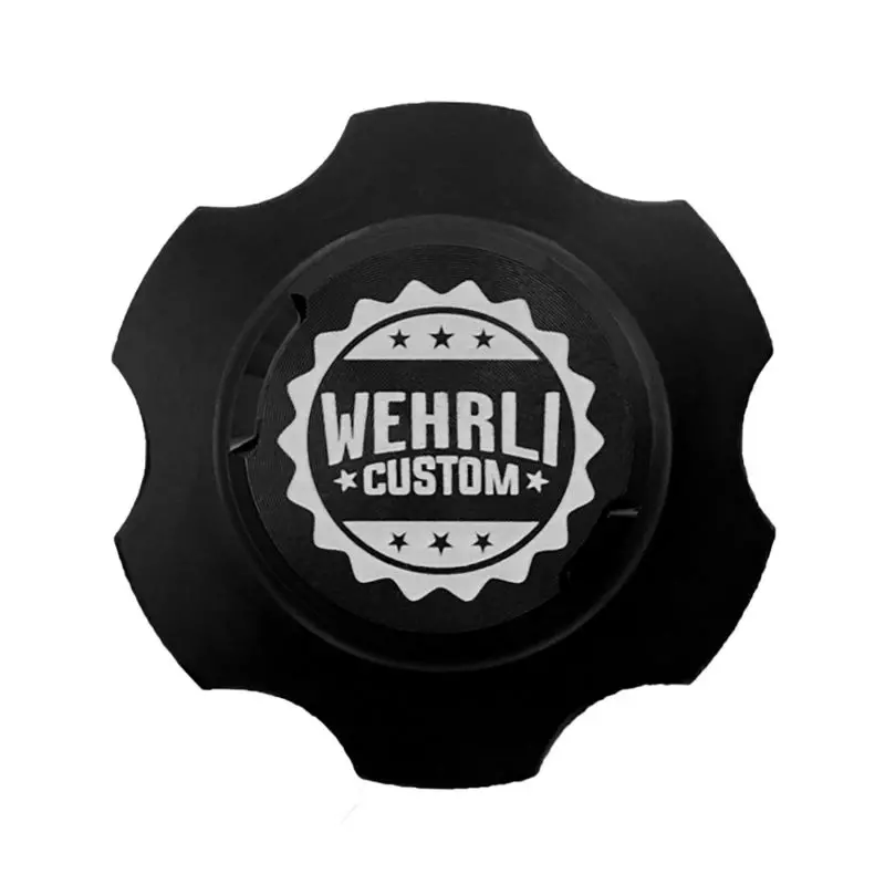 Wehrli 2001+ Gm Duramax Lb7/Lly/Lbz/Lmm/Lml/L5p Billet Oil Fill Cap - Black Anodized 1