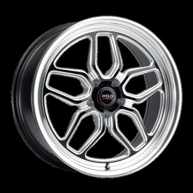 Weld Racing 22X9.5 Laguna 6X135 Et25 Bs 6.23 Gloss Black Milled Wheel 87.1 Dia. 1