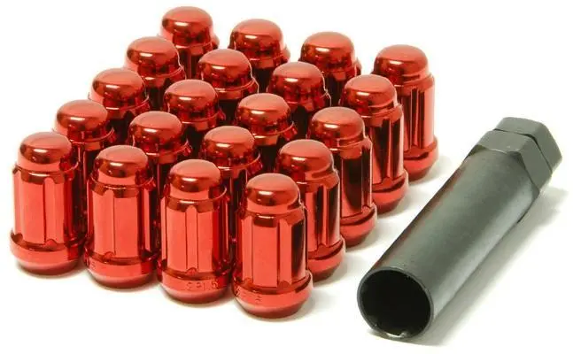 Wheel Mate Muteki Closed End Lug Nuts - Deep Black 12X1.25 1
