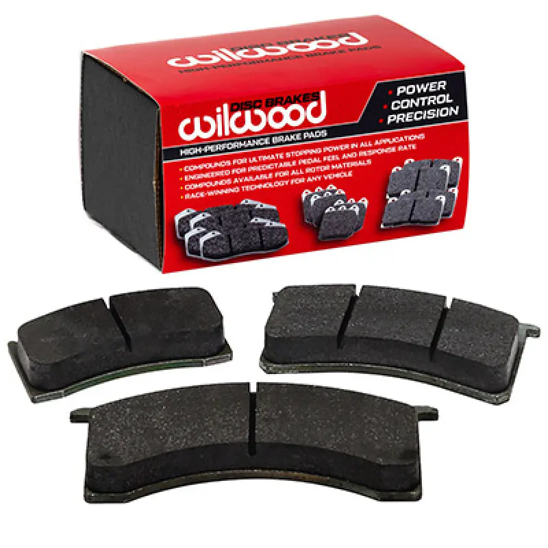 Wilwood 6812-45 Dps 500 Thk 3 Hole Axle Set - High-Temperature Racing Pads 1