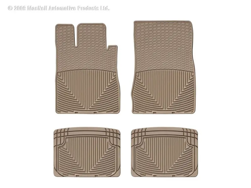 Wt Rubber Mats - Rear - Tan 2