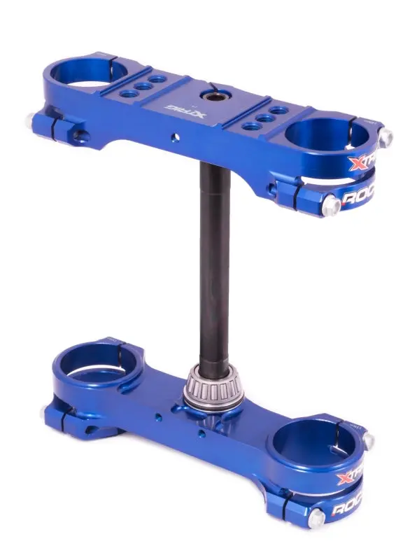 Xtrig 03-19 Husqvarna Tc 105/85/ Ktm 85-105 Sx Rocs Tech Triple Clamp 14 Mm. Offset M12 - Blue 1