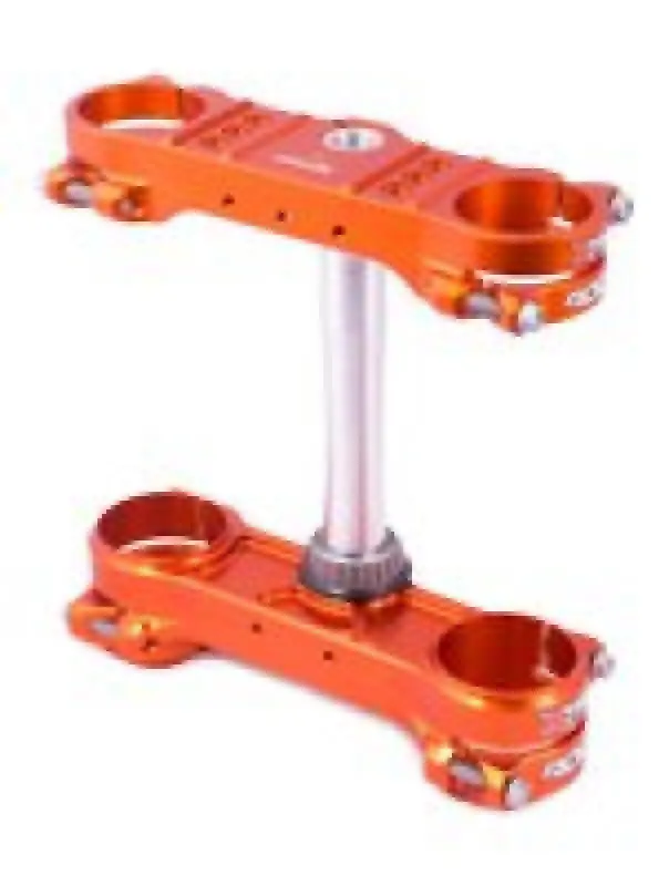 Xtrig  13-22 Ktm 125-500 / Gasgas/ Husqvarna Rocs Tech Triple Clamp 22 Mm. Offset M12 - Orange 1