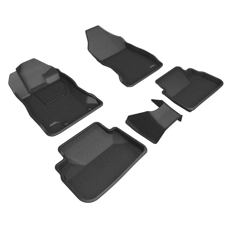 3D Maxpider Kagu Floor Liners For 2022–2023 Subaru Wrx – R1 & R2 Trim, Black 1