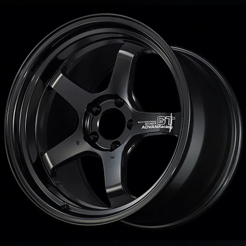 Advan Gt Beyond-R Forged Alloy Wheel – 18X9.5", +25 Offset, 5X112, 66.5Mm Hub Bore, Titanium Black Finish 1
