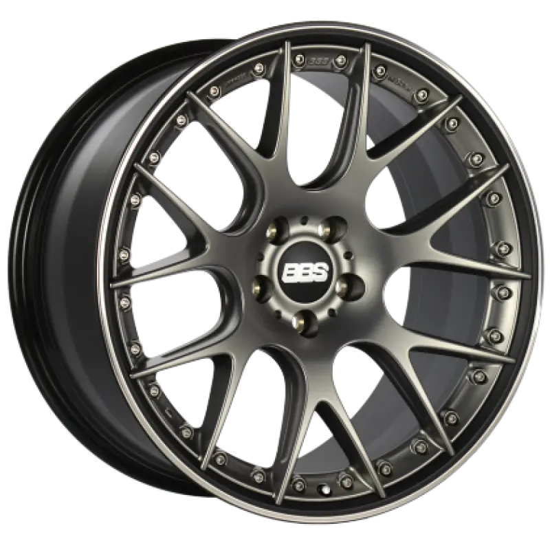 Bbs Ch-Rii Forged Alloy Wheel – 20×9.5", 5×112Mm, Et25, Satin Platinum Face With Black Lip, 82Mm Hub Bore, Pfs/Clip Required 1