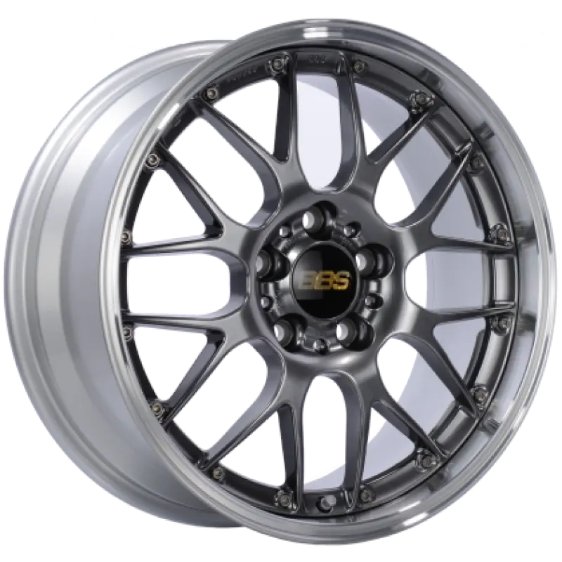 Bbs Rs-Gt Forged Alloy Wheel – 19X8.5", 5X112Mm, Et30, Diamond Black Face & Cut Lip 1