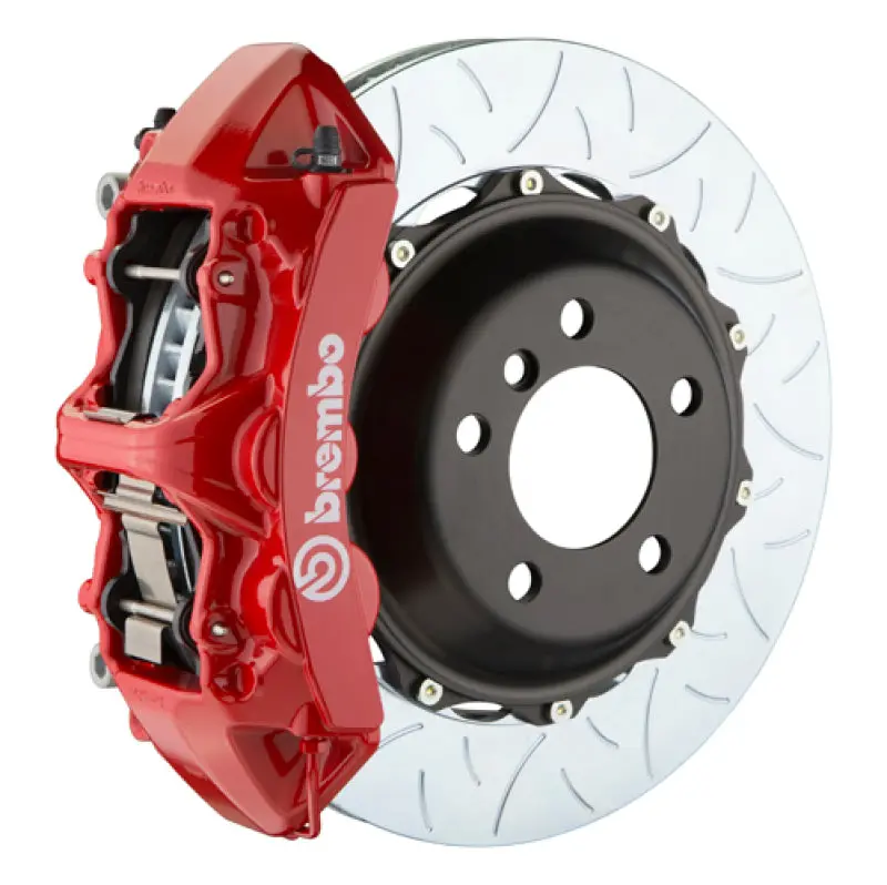 Brembo 12-20 Brz (Zc6) Front, Slotted Type-3, 6 Piston, 355X32 2-Piece -Red 1