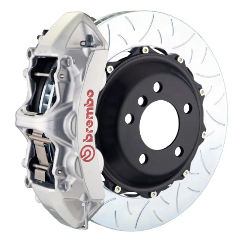 Brembo 16-18 Focus Rs Front Gt Bbk 6 Piston Cast 380X32 2Pc Rotor Slotted Type-3-Silver 1
