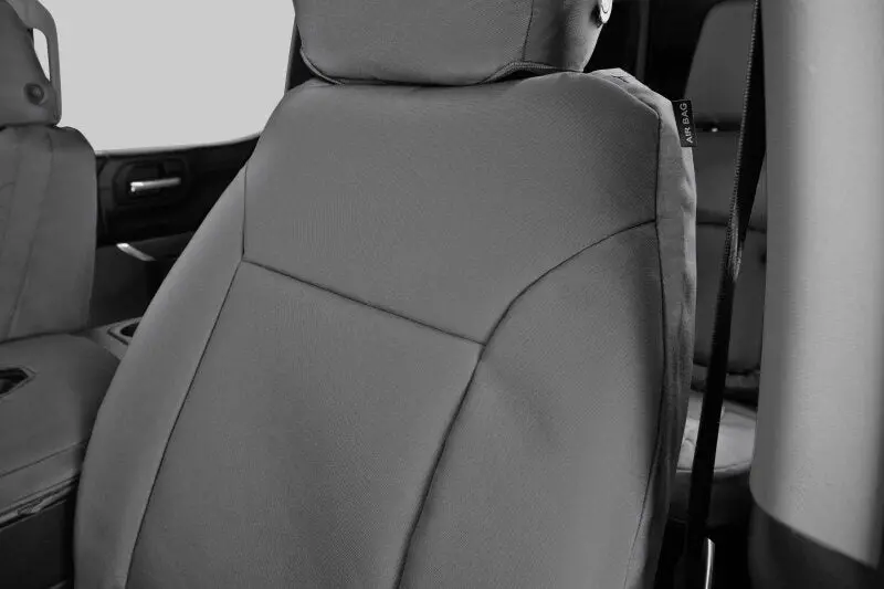 Covercraft Silver Endura Precisionfit Front Seat Covers For 2019–2024 Dodge Ram 1