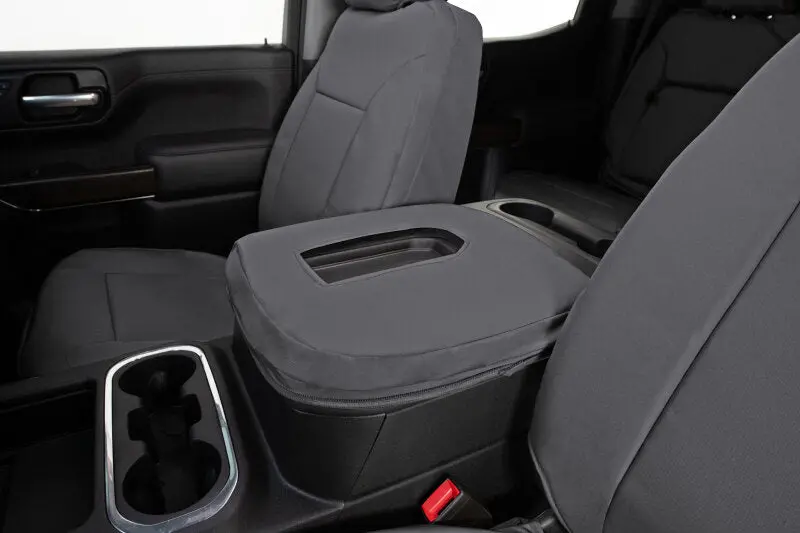 Covercraft Silver Endura Precisionfit Front Seat Covers For 2019–2024 Dodge Ram 2