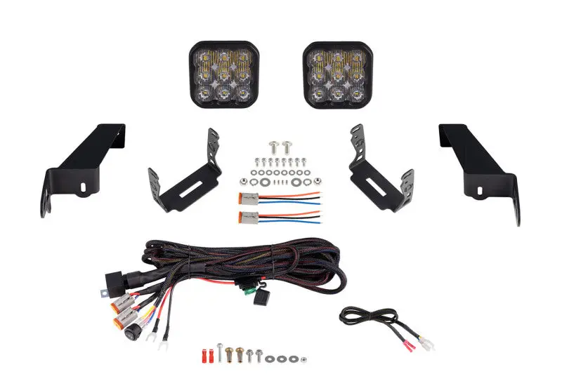 Diode Dynamics Ss5 Crosslink Lightbar Kit For Jeep Jl – Sport Driving Beam, Bumper-Mounted 1
