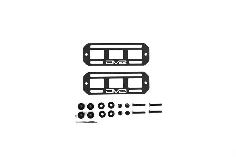 Dv8 Offroad Universal Molle Panel Pair – 7" X 2.5", Heavy-Duty Nylon Mounting System 1
