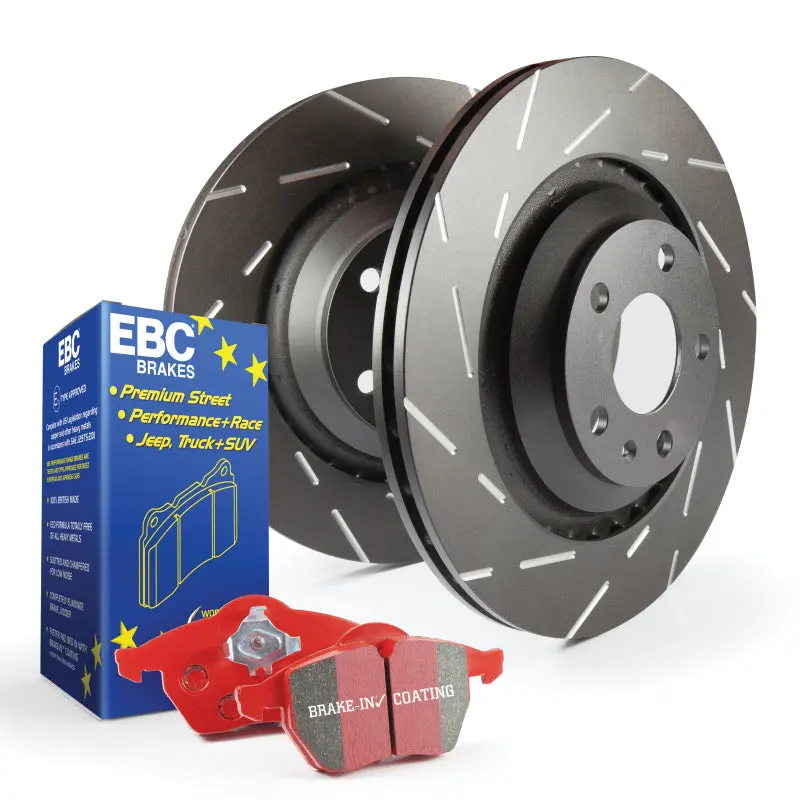 Ebc Redstuff Brake Pad And Usr Drilled Rotor Kit – High-Performance Street & Track Package 1