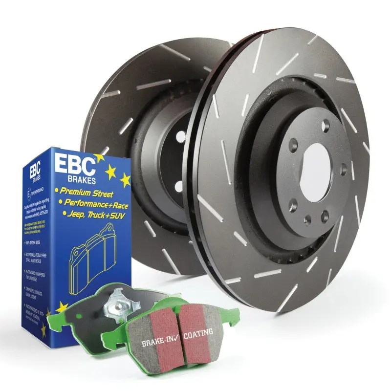 Ebc S2 Brake Kit: Greenstuff Street Pads + Usr Premium Rotors 1