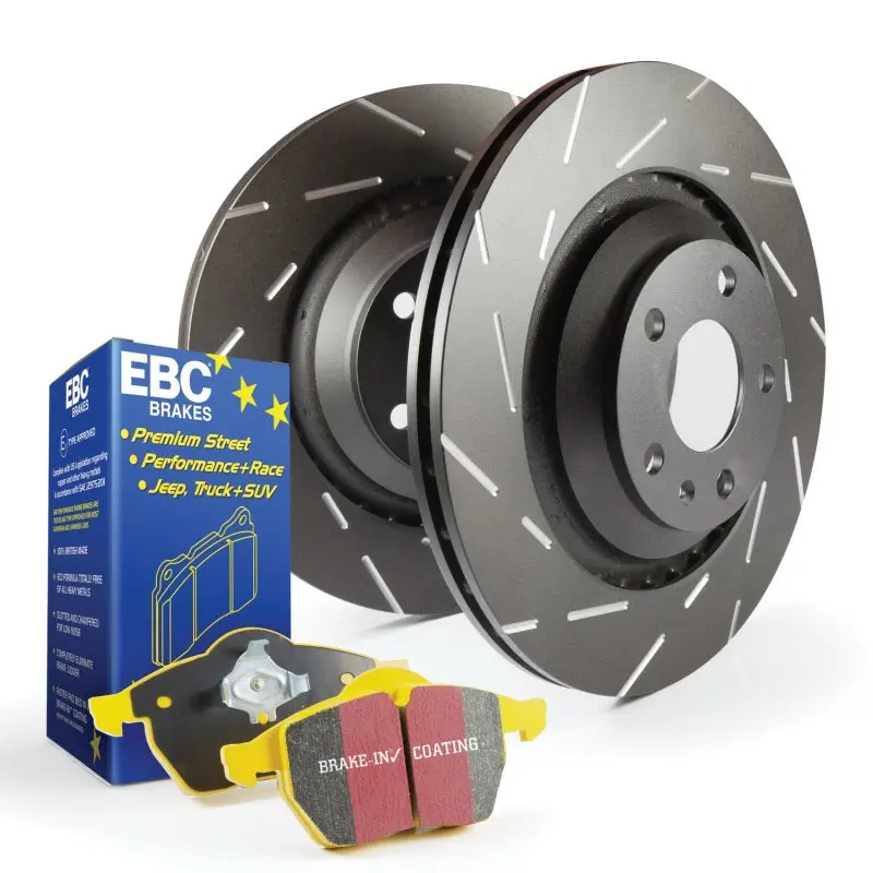 Ebc Yellowstuff Performance Brake Pad & Usr Drilled Rotor Kit 2