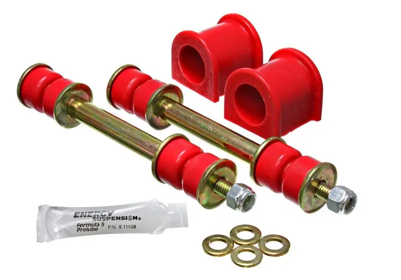 Energy Suspension 28Mm Front Sway Bar Bushing Kit – Red Polyurethane 1