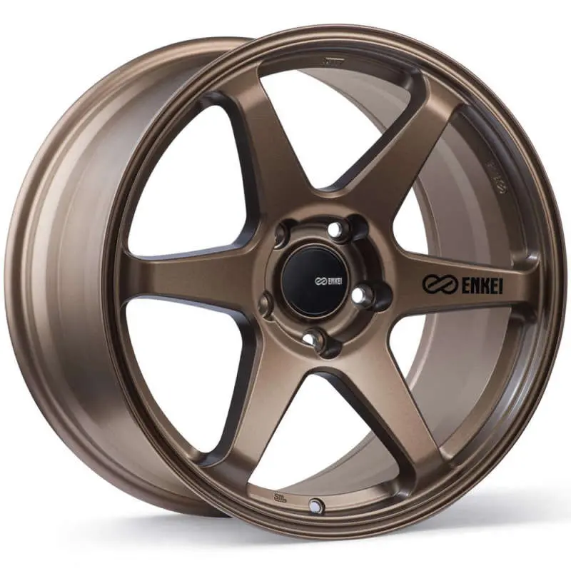 Enkei T6R Matte Bronze Alloy Wheel – 17X9, 5X100, 45Mm Offset 1