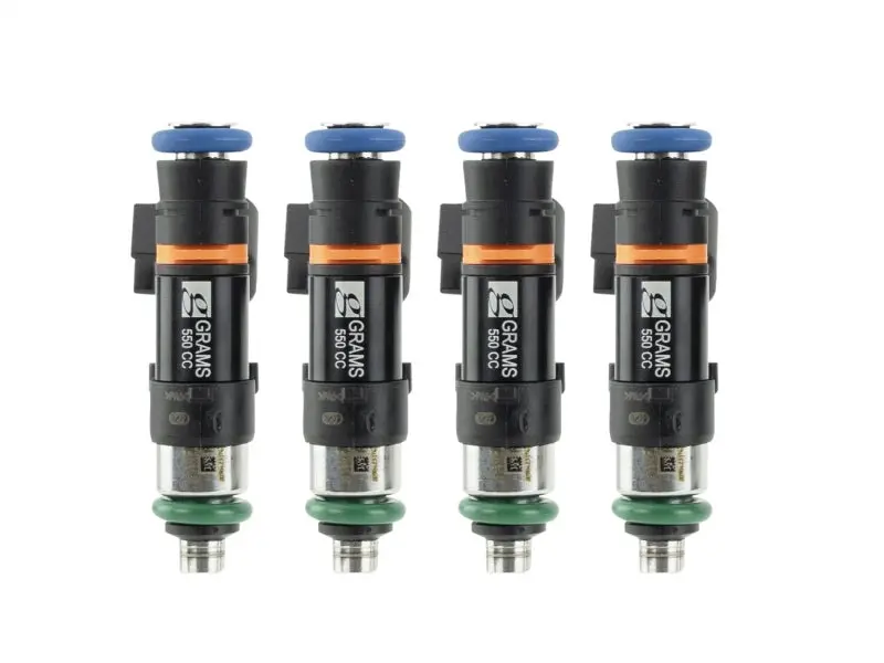 Grams Performance Top-Fed 550Cc Fuel Injectors – 11Mm O-Ring, Set Of 4 For Nissan Sr20 (240Sx/S13/S14/S15) 1