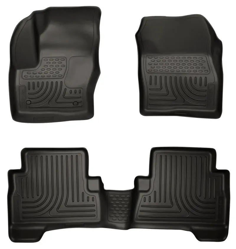 Husky Liners 2013 Ford Escape Weatherbeater Combo Black Floor Liners 1