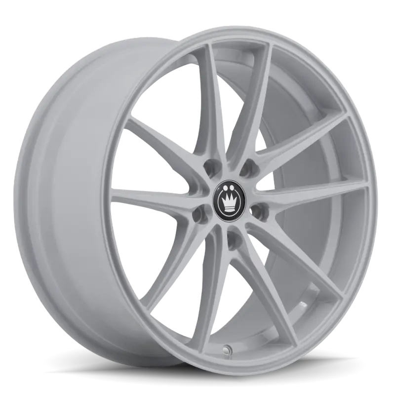 Konig Oversteer 17X8-Inch White Alloy Wheel – 5X114.3 Bolt Pattern, 45Mm Offset 1
