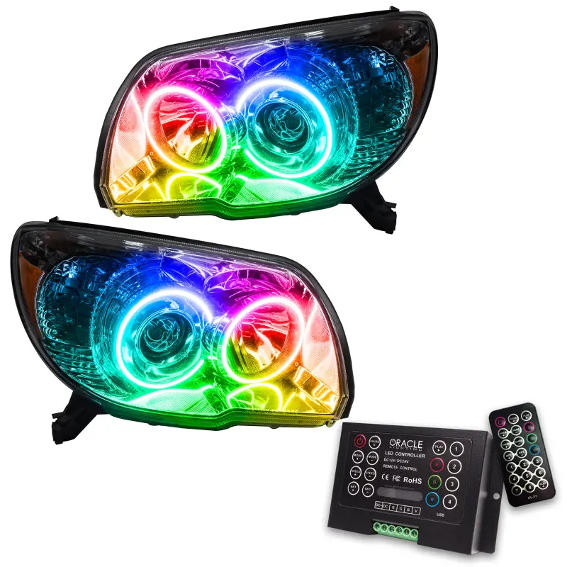 Oracle Colorshift Led Headlights For 2006–2009 Toyota 4Runner Sport – Smd Technology With 2.0 Smart Controller 1