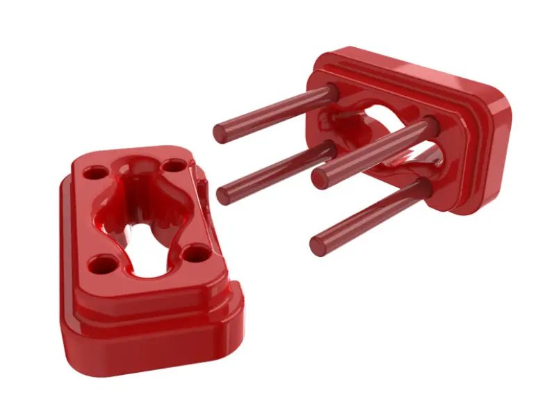 Prothane Red Motor Mount Insert Kit For Dodge Ram 5.9L Cummins Diesel 1