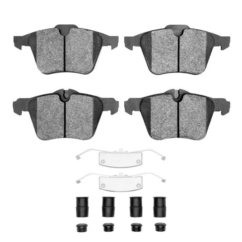 R1 Semi-Metallic Front Brake Pad & Hardware Kit For 2010–2019 Jaguar Xj 1