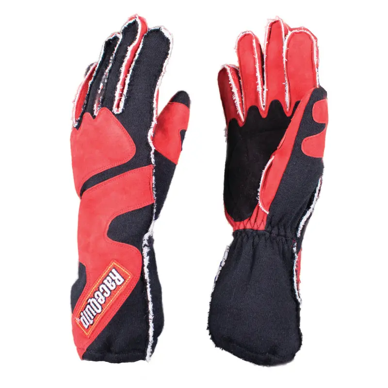 Racequip Sfi-5 Red/Black Large Outseam W/ Closure Glove 1