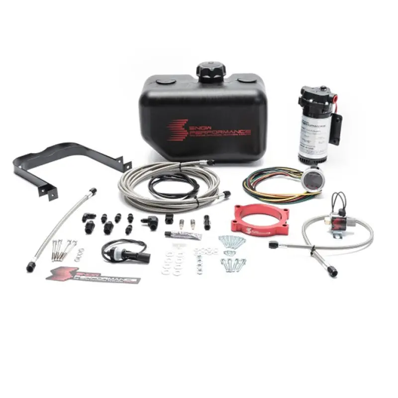 Snow Performance Stage 2 Water-Methanol Injection Kit With Boost Cooler For 2010–2015 Camaro Ss – Includes Braided Stainless Lines & 4An Fittings 1