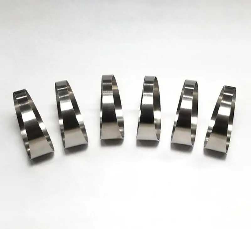 Ticon Titanium Pie Cuts – 1.5In Diameter, 7.5° Bend, 2.25In Clr, 1Mm Wall Thickness (6-Pack) 1