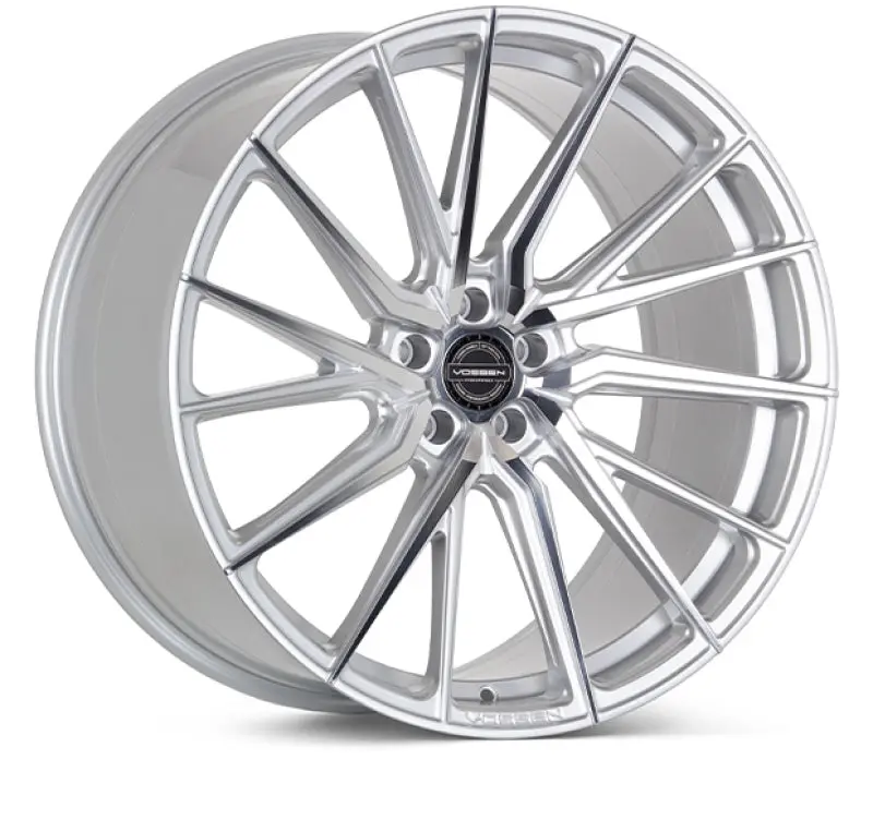 Vossen Hf-4T Forged Wheel – 20X8.5", 5X112, Et40, Flat Face, 66.5Mm Hub, Silver Polished (Left-Side) 1
