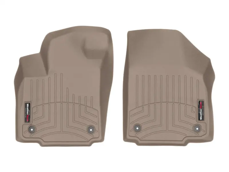 Weathertech Front Floorliners For 2011+ Volkswagen Amarok – Tan Finish 1