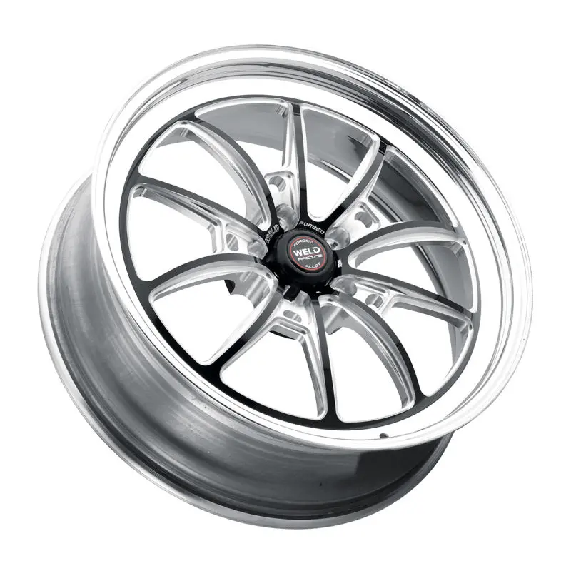Weld S80 Forged Black Wheel – 18×9", 5×115 Bolt Pattern, 6.1" Backspace, High-Pad Design, Non-Beadlock 1
