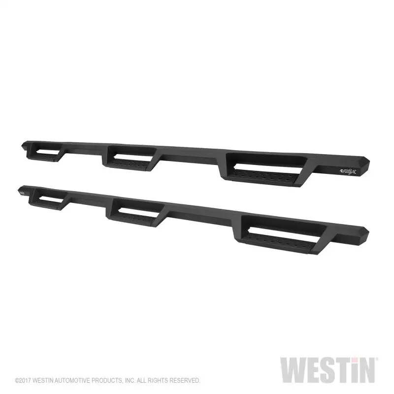 Westin Hdx Nerf Step Bars — Black Drop-Down Design For 2007–2019 Chevrolet Silverado 2500/3500 Crew Cab (8-Foot Bed, Excludes Dually) 1